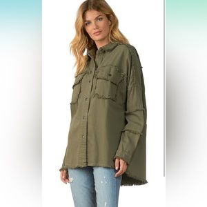 Elan Rock and Roll Shirt Jacket, NWT